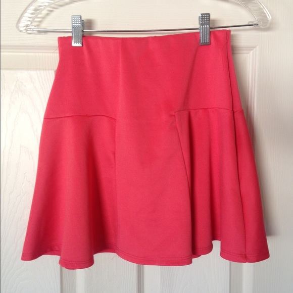Pink Charlotte Russe Skater Skirt