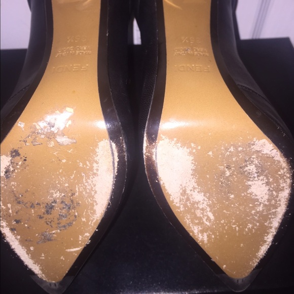 Fendi Fur - Trimmed Boots 🐼 - Picture 3 of 4