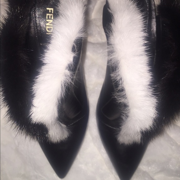 Fendi Fur - Trimmed Boots 🐼 - Picture 4 of 4