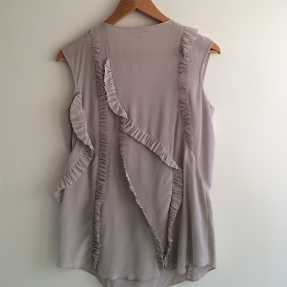 Rebecca Taylor silk top, size 6 - Picture 2 of 3