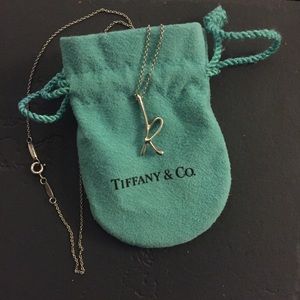 *REDUCED* Tiffany&Co Elsa Peretti Letter K Pendant