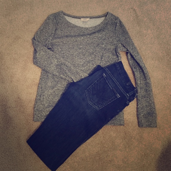 Sparkly grey sweatshirt