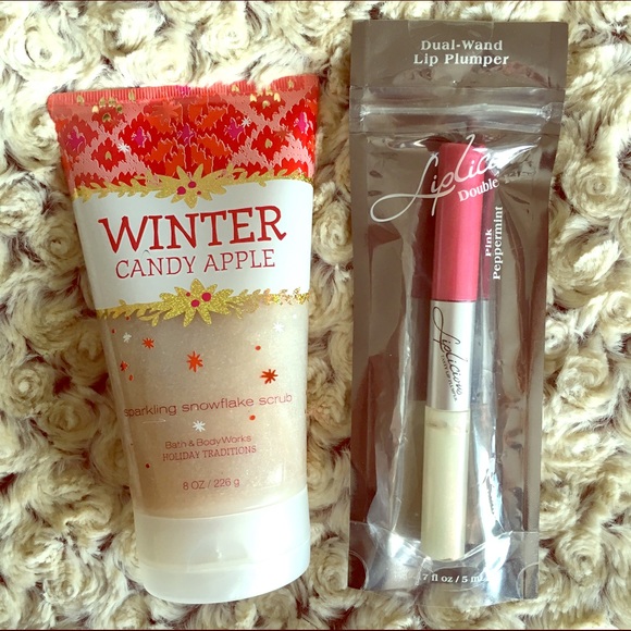 Bath & Body Works Scrub & Double Kiss Lip Plumper