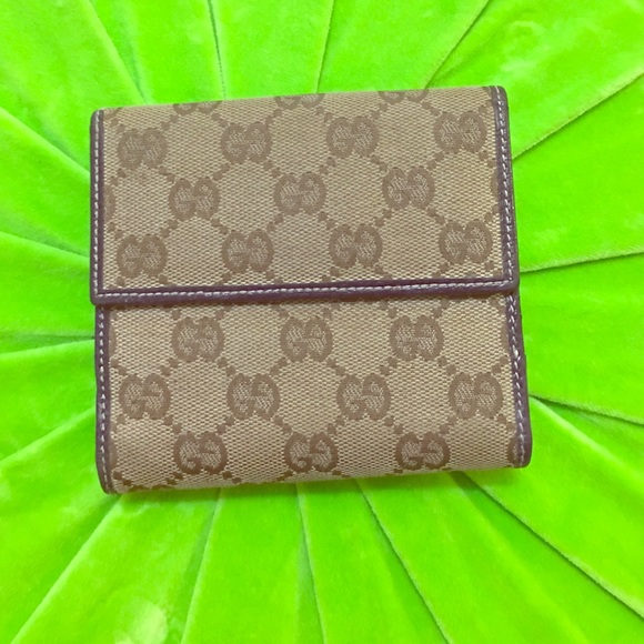 Authentic Large Square Gucci Wallet