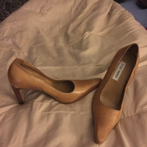 Tan pumps