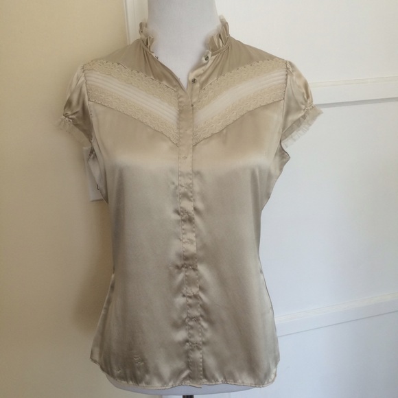 Silk T Tahari Blouse