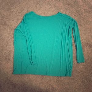 Turquoise green long sleeve PIKO