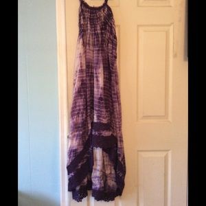 Free People tye dye maxi dress
