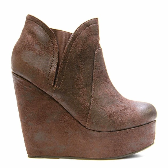 Brown Suede Booties - Picture 2 of 2