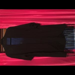 Fringe lightweight kimono