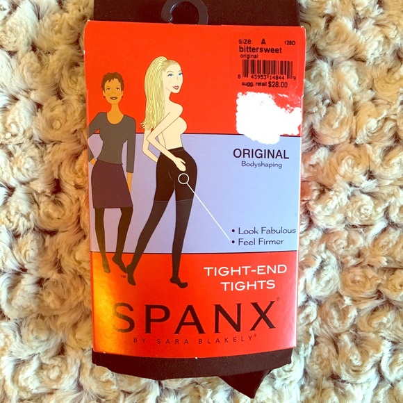 SPANX Tight End Tights Size A - Dark Brown
