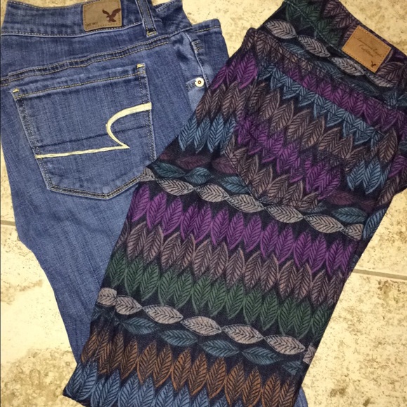 American Eagle denim!! $25 for BOTH!!