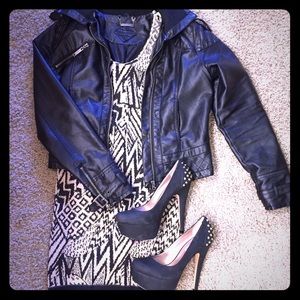 Guess abstract bodycon dress