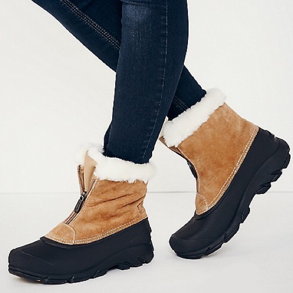 Free People Sorel Snow Angel Fur Trim Boots