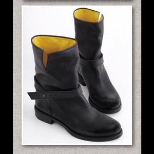 Madewell Leather Biker Boots