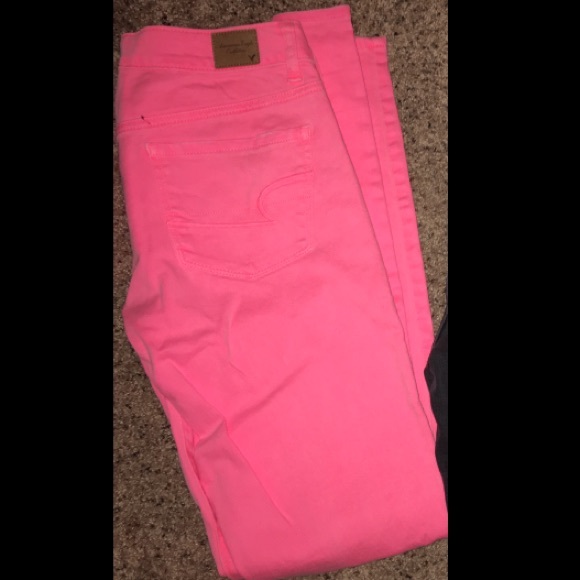 Pink AE jeans