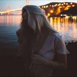 Brandy Melville silk top