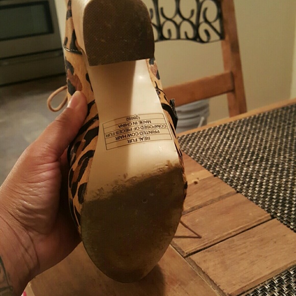 Leopard print Steve Madden booties