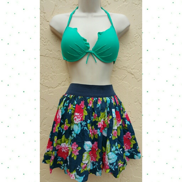 Abercrombie and Fitch Tropical Flower Skirt