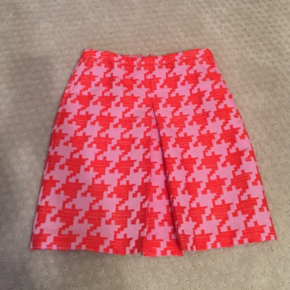 J.Crew houndstooth skirt