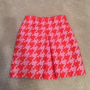J.Crew houndstooth skirt