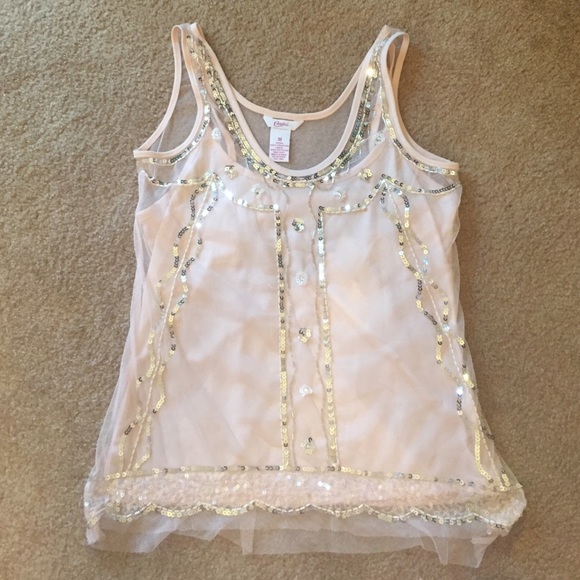 Light pink shimmery tank !