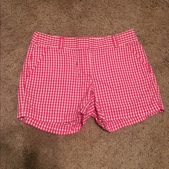 Pink Gingham Shorts