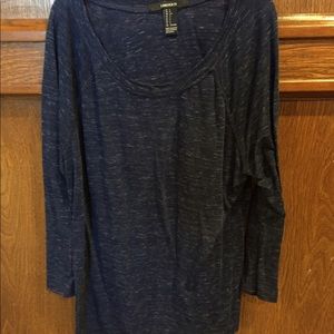 Heathered Navy Tee