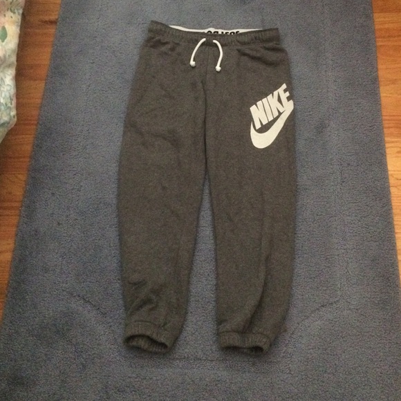 Gray Nike sweats
