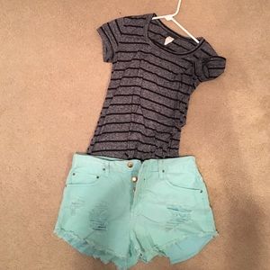 high waisted shorts
