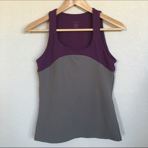 NWOT Purple + Gray Workout Tank