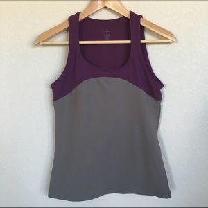NWOT Purple + Gray Workout Tank