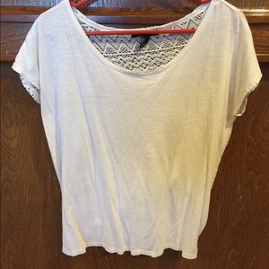Cream Aztec Back Tee