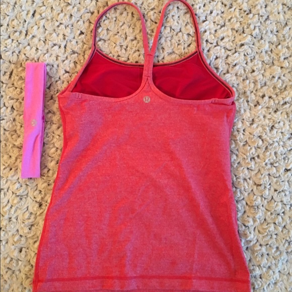Lululemon Power Y Tank & FREE fly away headband!!!