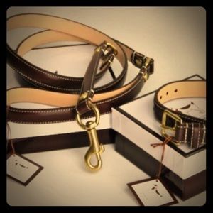 Brand New | COACH DOG | Turn Lock Leash & Collar