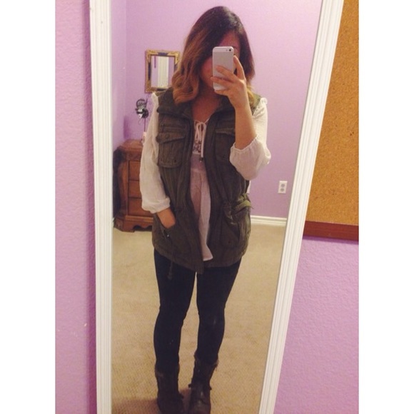Fur Zip-Up Vest
