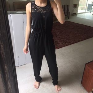 Black Lace Jumpsuit