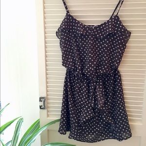 Polka-dot summer dress
