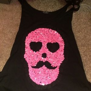 Skull tank top