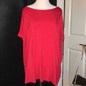 Red piko top! Worn once!