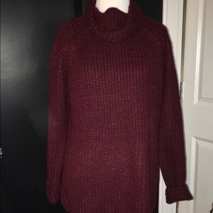 Never worn burgundy sweater!