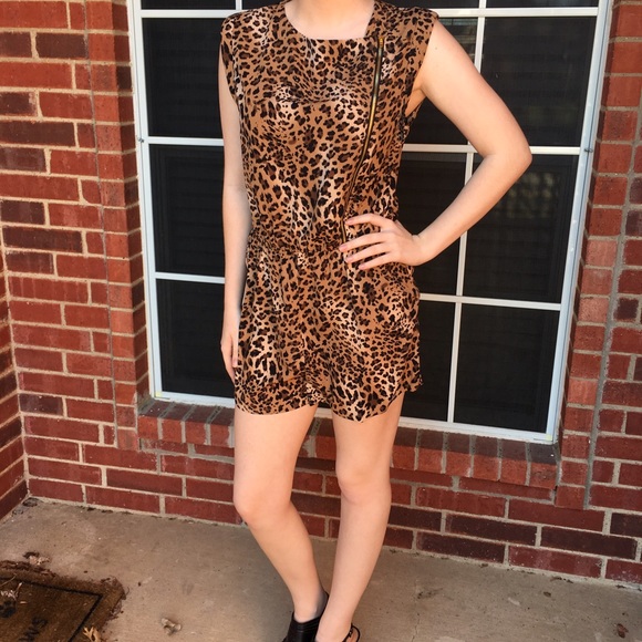 Super cute leopard romper