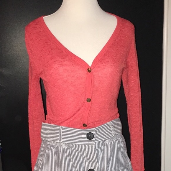 Coral never worn FRANCESCAS cardigan