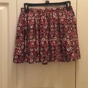 floral skirt