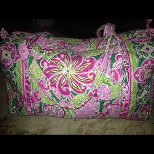 REDUCED!!! Vera Bradley Pinwheel Pink Small Duffle