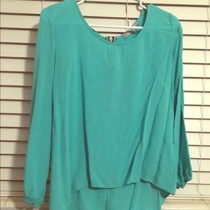 Turquoise Blouse