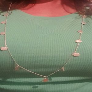 Stella and dot silver necklace
