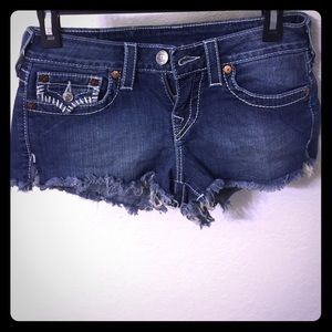 True Religion jean shorts