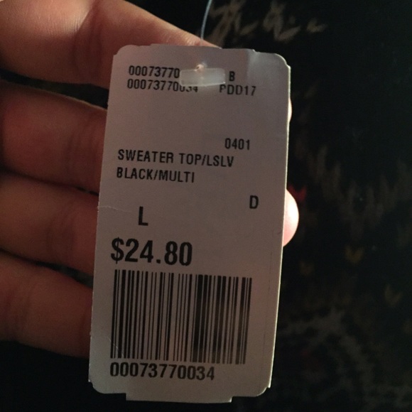 Printed knit sweater - Picture 3 of 3