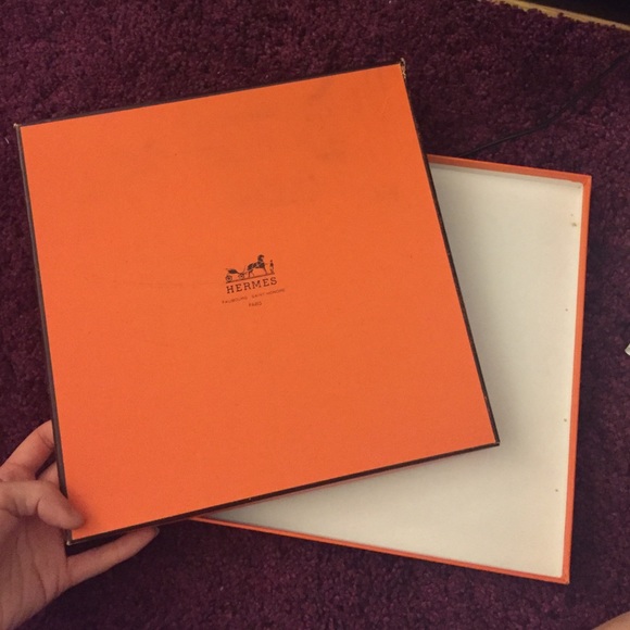 hermes silk scarf box